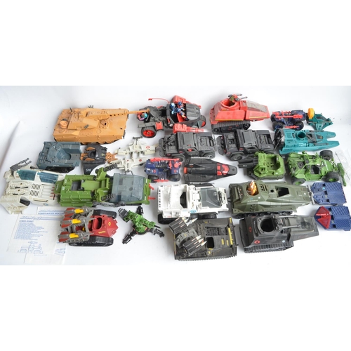 259 - Extensive collection of Hasbro G.I.Joe Action Force models, action figures and loose parts, all A/F.... 