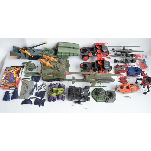 259 - Extensive collection of Hasbro G.I.Joe Action Force models, action figures and loose parts, all A/F.... 