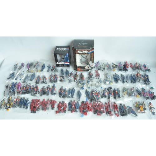 261 - Collection of Hasbro G.I.Joe action figures (qty in excess of 100 individual figures) plus limited e... 