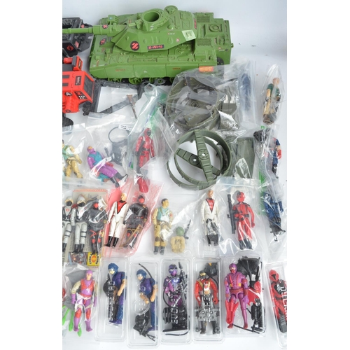 262 - Collection of Hasbro G.I.Joe action figures (qty in excess of 100 individual figures) plus vehicle m... 