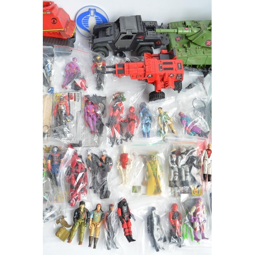 262 - Collection of Hasbro G.I.Joe action figures (qty in excess of 100 individual figures) plus vehicle m... 