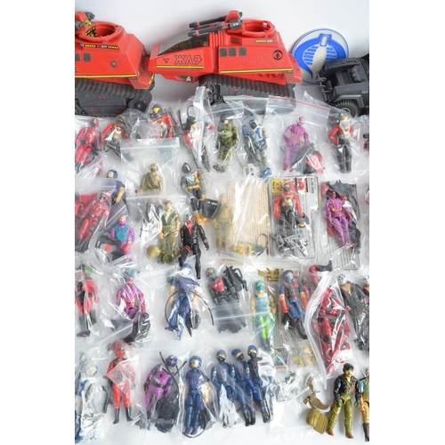 262 - Collection of Hasbro G.I.Joe action figures (qty in excess of 100 individual figures) plus vehicle m... 