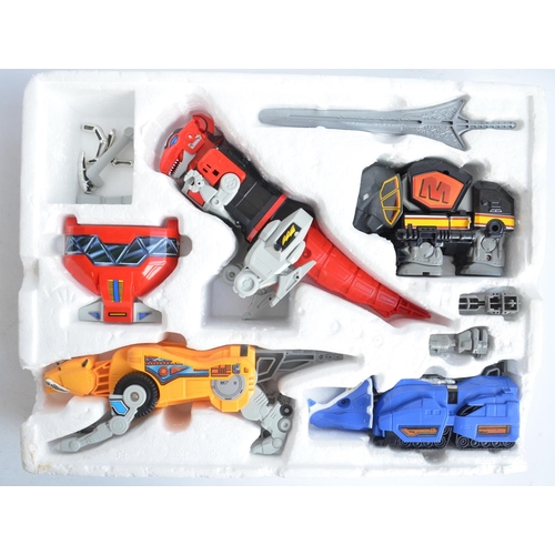 265 - Two deluxe Power Ranger sets from Bandai to include Megazord (with instructions) and Dragonzord, bot... 