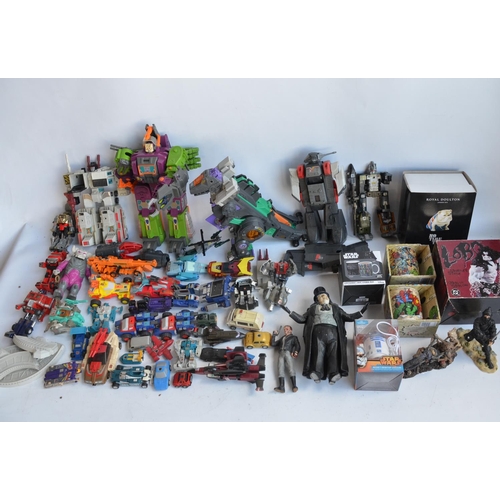 268 - Mixed collection to include Transformers action figures (all A/F), 4x Neca film figures to include E... 