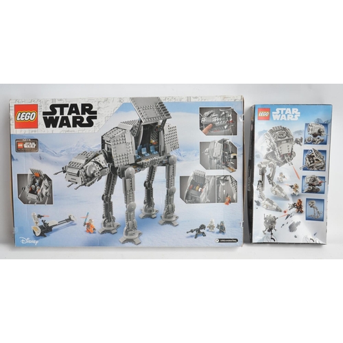 270 - Lego 40th anniversary Star Wars AT-AT (set 75288) and AT-ST (set 75322), both boxes unopened/factory... 