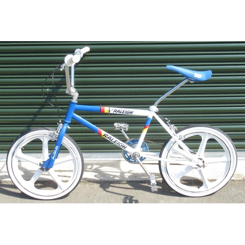 1296 - Raleigh Team Special Andy Ruffell retro BMX bike, in good condition with minor age-related wear