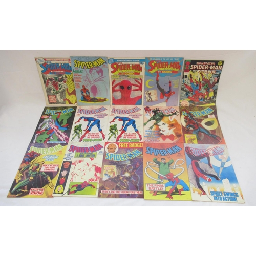 750 - Marvels Spiderman - collection of Spiderman comics to inc. The Amazing Spider-Man, Super Spider-Man ... 