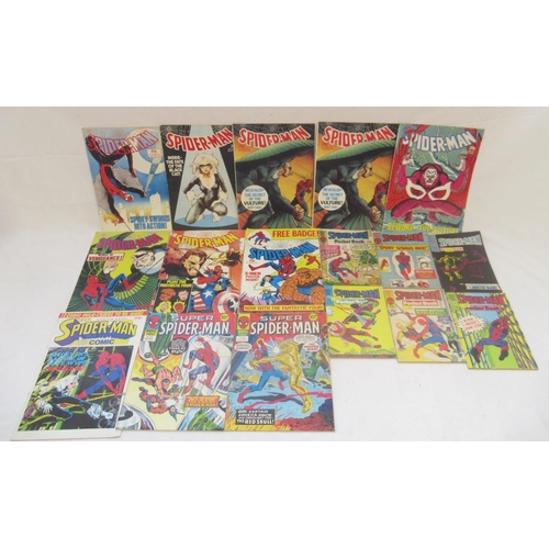 750 - Marvels Spiderman - collection of Spiderman comics to inc. The Amazing Spider-Man, Super Spider-Man ... 