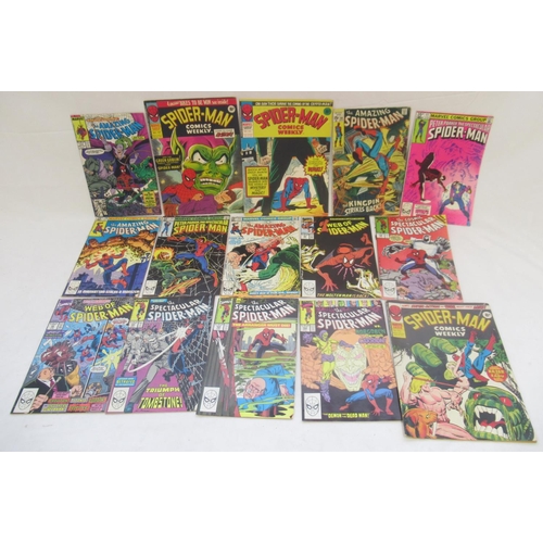 750 - Marvels Spiderman - collection of Spiderman comics to inc. The Amazing Spider-Man, Super Spider-Man ... 