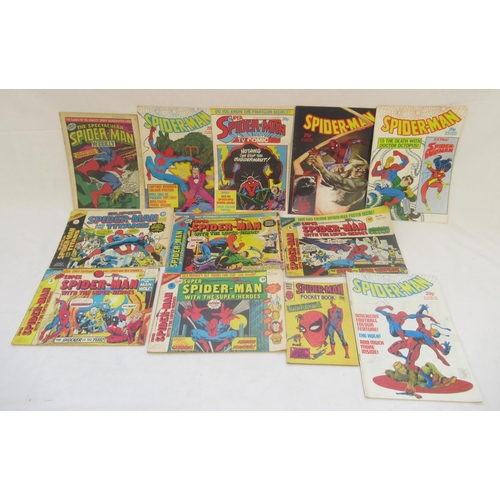 750 - Marvels Spiderman - collection of Spiderman comics to inc. The Amazing Spider-Man, Super Spider-Man ... 