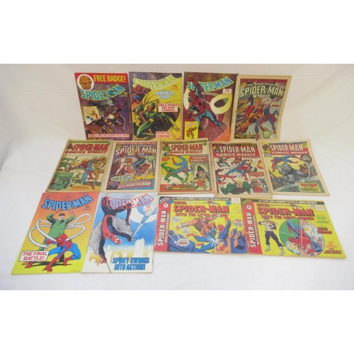 750 - Marvels Spiderman - collection of Spiderman comics to inc. The Amazing Spider-Man, Super Spider-Man ... 