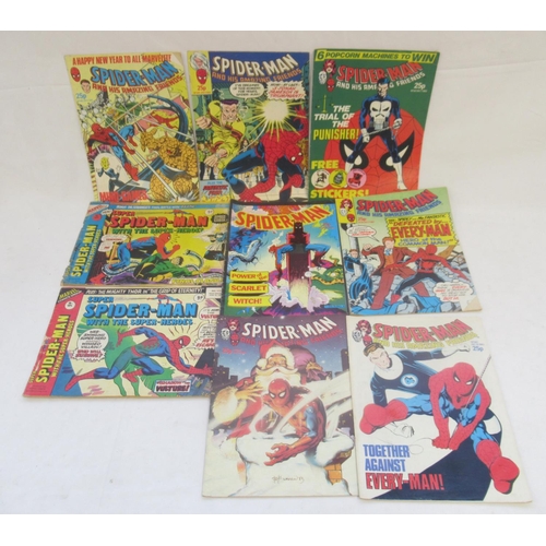 750 - Marvels Spiderman - collection of Spiderman comics to inc. The Amazing Spider-Man, Super Spider-Man ... 