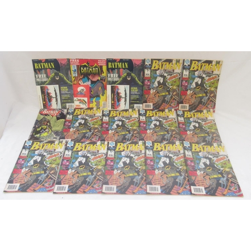 762 - Batman - collection of Batman comics to inc. Double Signed Batman #422, The Batman Adventures, Batma... 