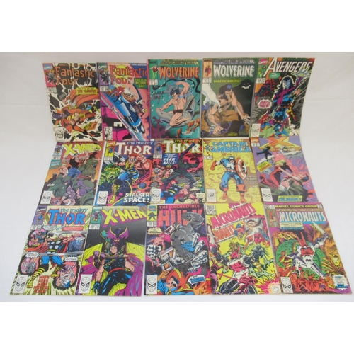 752 - Marvel comics - mixed collection of comics to inc. Captain America, Silver Surfer, Thor, Avengers We... 