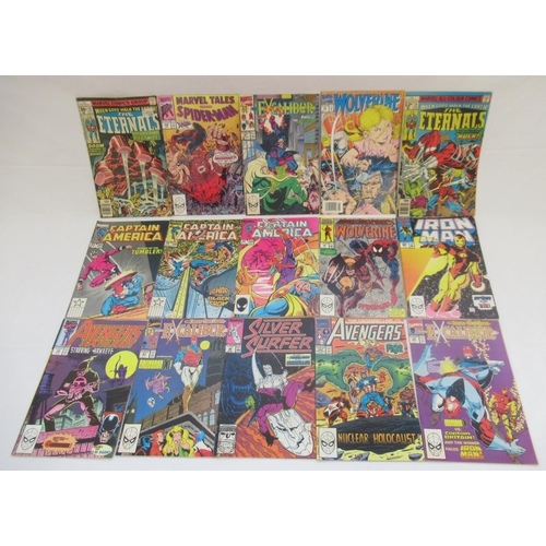 752 - Marvel comics - mixed collection of comics to inc. Captain America, Silver Surfer, Thor, Avengers We... 