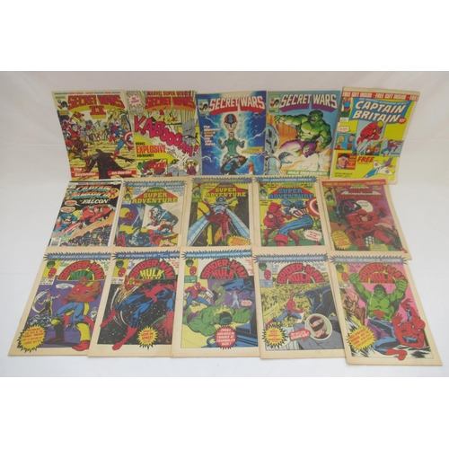 753 - Marvel comics - large mixed collection of Marvel comics to inc. Action Force, Transformers, Captain ... 