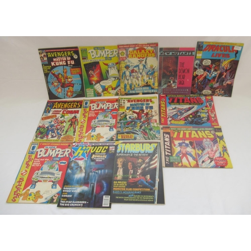 753 - Marvel comics - large mixed collection of Marvel comics to inc. Action Force, Transformers, Captain ... 