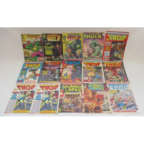 753 - Marvel comics - large mixed collection of Marvel comics to inc. Action Force, Transformers, Captain ... 