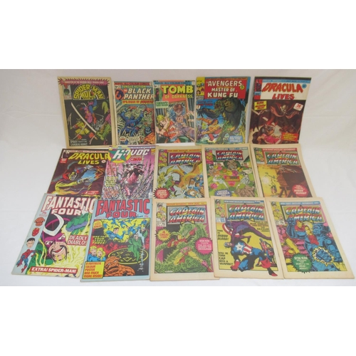 753 - Marvel comics - large mixed collection of Marvel comics to inc. Action Force, Transformers, Captain ... 