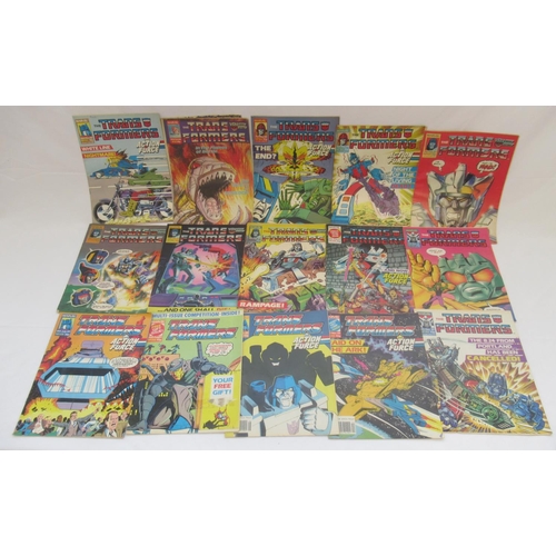 753 - Marvel comics - large mixed collection of Marvel comics to inc. Action Force, Transformers, Captain ... 