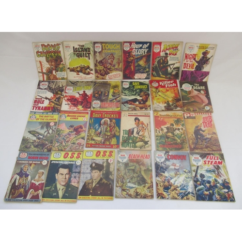 739 - Collection of British comics to inc. Commando, War Picture Library, Valiant Picture Library, Cowboy ... 