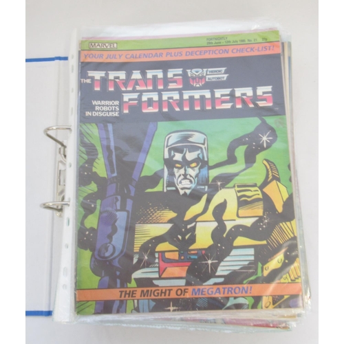 766 - Transformers - mixed collection of Transformer comics from Marvel, Dark Horse Comics, etc. to inc. d... 