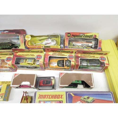 1063 - Collection of diecast vehicle models by matchbox, corgi, tonka, Matchbox blue plastic vehicle carry ... 