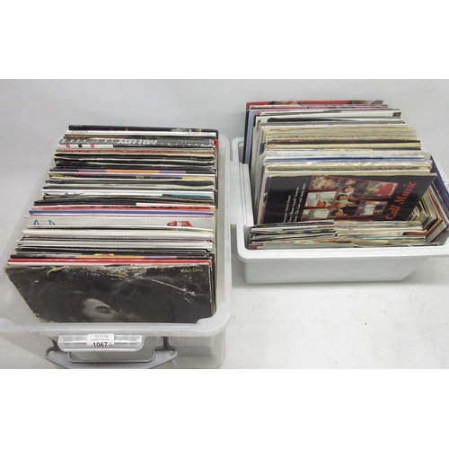 1067 - Large collection of vinyl records incl. Madness, Talking Heads, Prince, Blondie, large collection of... 