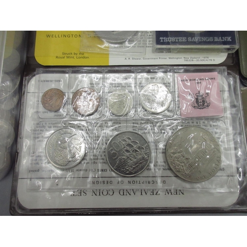 69 - Collection of coins to include 1889 crown, 1964 half dollar, 1891 three pence, etc.