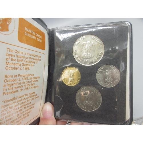 69 - Collection of coins to include 1889 crown, 1964 half dollar, 1891 three pence, etc.