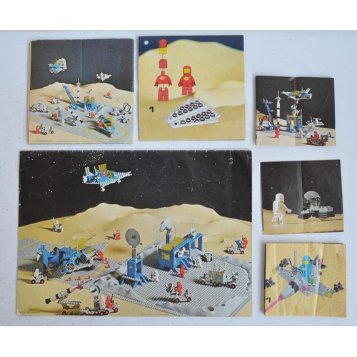 278 - Six vintage unboxed previously used Lego/Legoland Space sets, all complete with instructions to incl... 