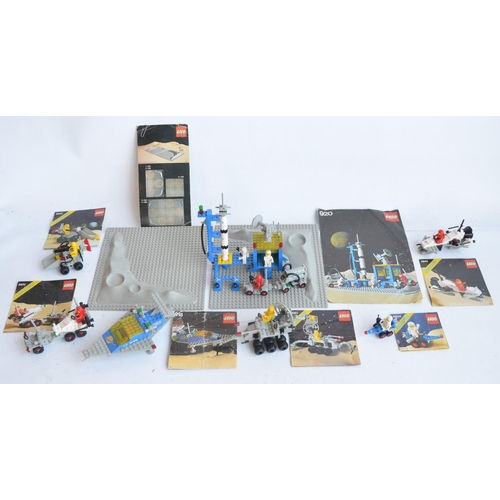 280 - Seven vintage unboxed and previously used though complete Lego/Legoland Space sets to include 918, 9... 