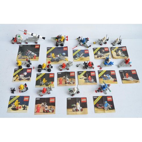 283 - Fifteen vintage unboxed and previously used though complete Lego/Legoland Space sets to include 885,... 