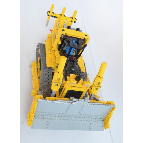 290 - Three large built up Lego Technic plant/construction sets to include 8265, 8275 (no box) and 8292, a... 