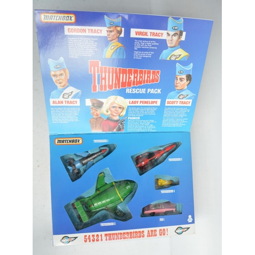 346 - Collection of television/movie themed diecast models to include Matchbox Thunderbirds Rescue Pack, C... 