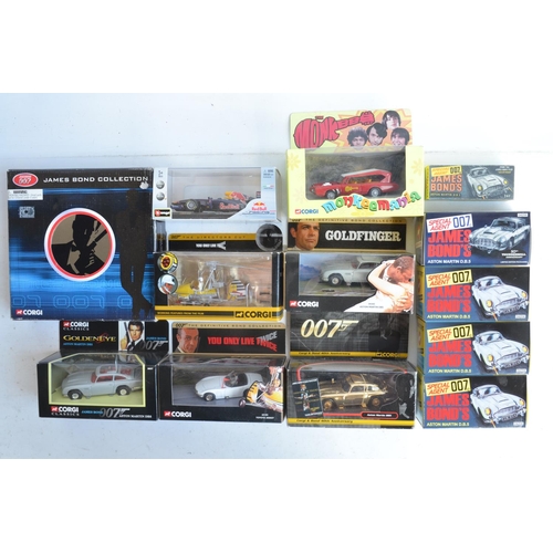 347 - Collection of mostly James Bond themed diecast model vehicles from Corgi to include limited edition ... 