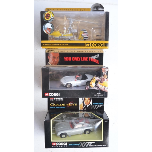 347 - Collection of mostly James Bond themed diecast model vehicles from Corgi to include limited edition ... 