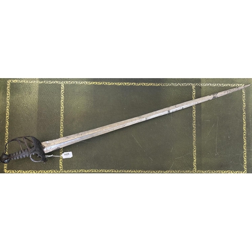 1425 - Circa mid 17th century Mortuary sword with 36