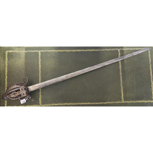 1431 - Victorian Scottish officers basket hilt sword, 35