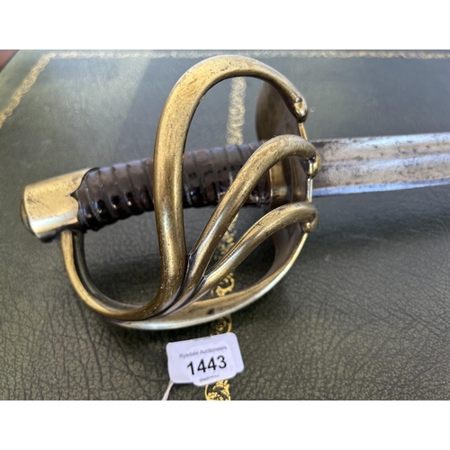 1443 - French Heavy Cavalry Cuirassiers trooper’s sword, circa 1812 with 37