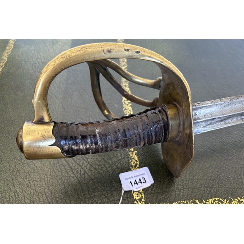 1443 - French Heavy Cavalry Cuirassiers trooper’s sword, circa 1812 with 37