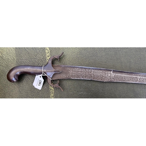 1463 - 18th / 19th century Indian Kilij type sword, 28.5