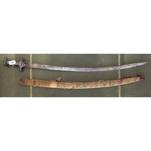 1468 - 19th century Indian Tulwar sword with 31