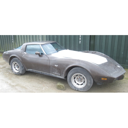 309 - 1978 Chevrolet Corvette Stingray T-Top C3 in bronze, 347 c.i. (5700cc) V8, left hand drive, three sp... 