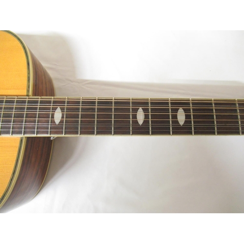 410 - Harmony Model no. H 6860-12, 12 string acoustic guitar, lacking 1 string (Victor Brox collection)