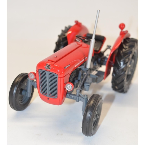 373 - Boxed Universal Hobbies 1/16 scale diecast Massey Ferguson MF35X tractor model in mint condition, bo... 