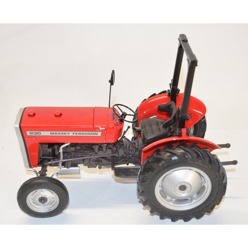 374 - Boxed Universal Hobbies 1/16 scale diecast Massey Ferguson 1975 230 tractor model in mint condition,... 