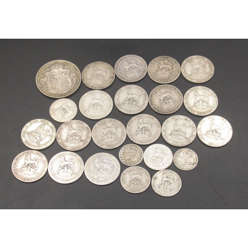 514 - Collection of Pre-1920 shillings, half-crowns, 3 pences and 6 pences (gross 3.9ozt)