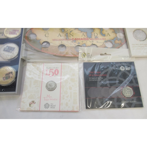 594 - Collection of silver-proof, cupro-nickel and encapsulated circulated coins to inc. Kwang Tung Provin... 