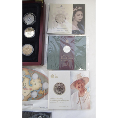 594 - Collection of silver-proof, cupro-nickel and encapsulated circulated coins to inc. Kwang Tung Provin... 